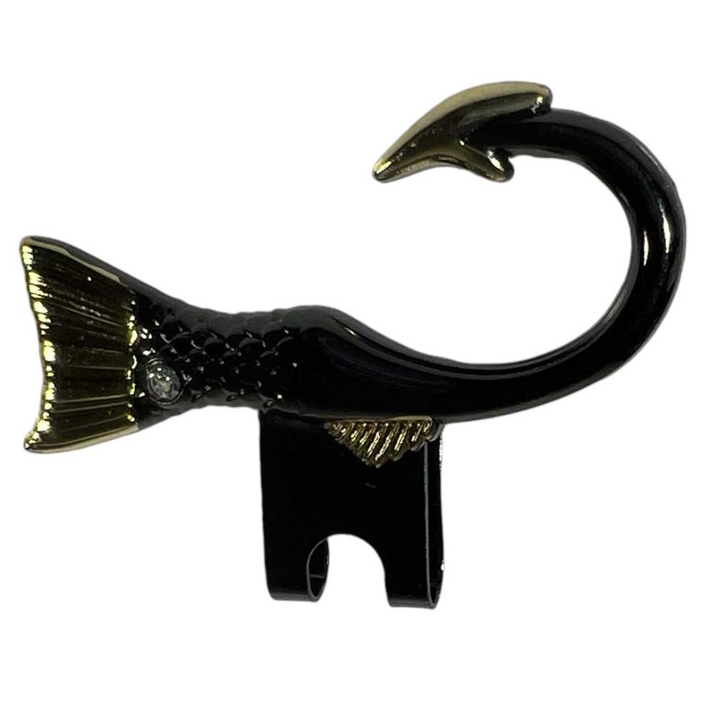Two Tone Metallic Hook Pewter Gold Blip by Whatafitted