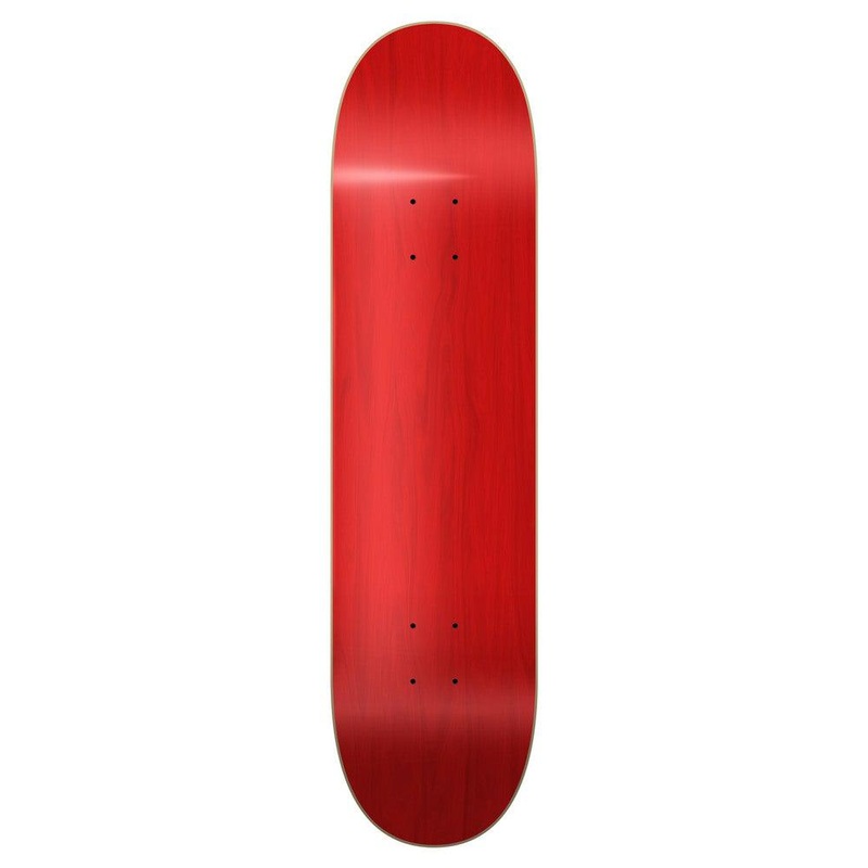 Yocaher  Pro Blank Skateboard Deck – Stained Red 7.5″