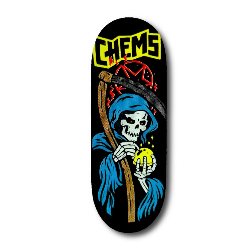Chems “Blue Ghoul” Fingerboard Deck 29mm Mid-Pro Popsicle