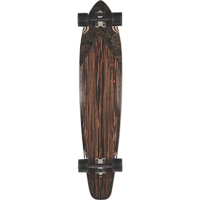 Globe Byron Bay Lete Ebony/Nightshade 43″ Kicktail Longboard Complete