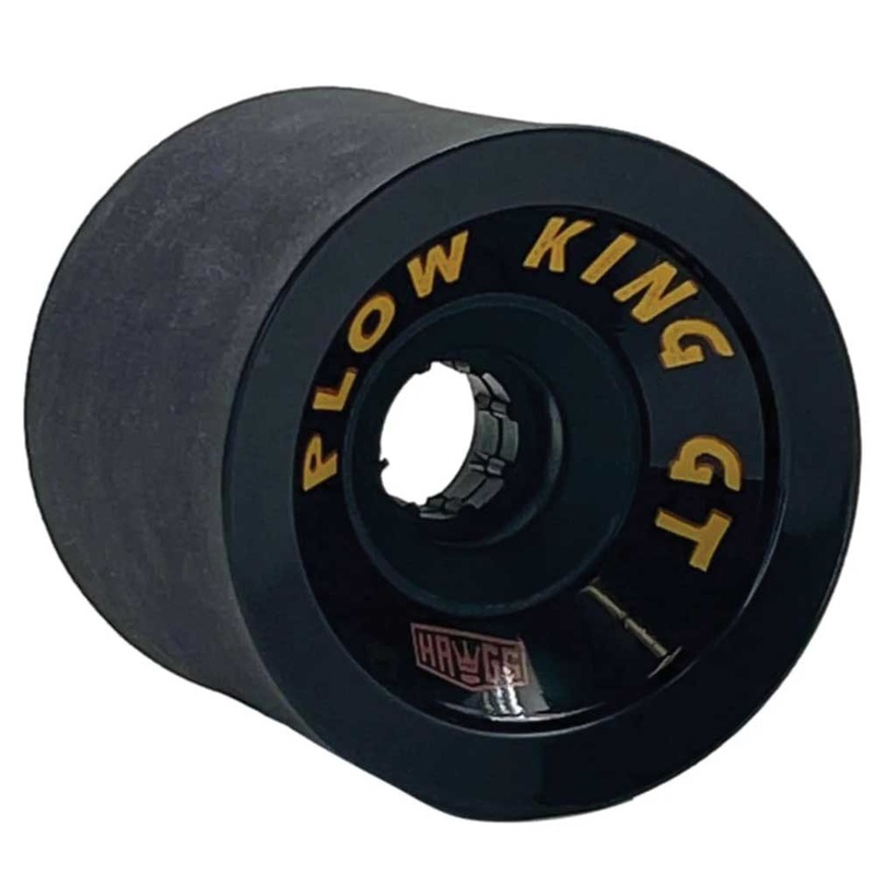 Hawgs Plow King GT Longboard Wheels 74mm 76a Black