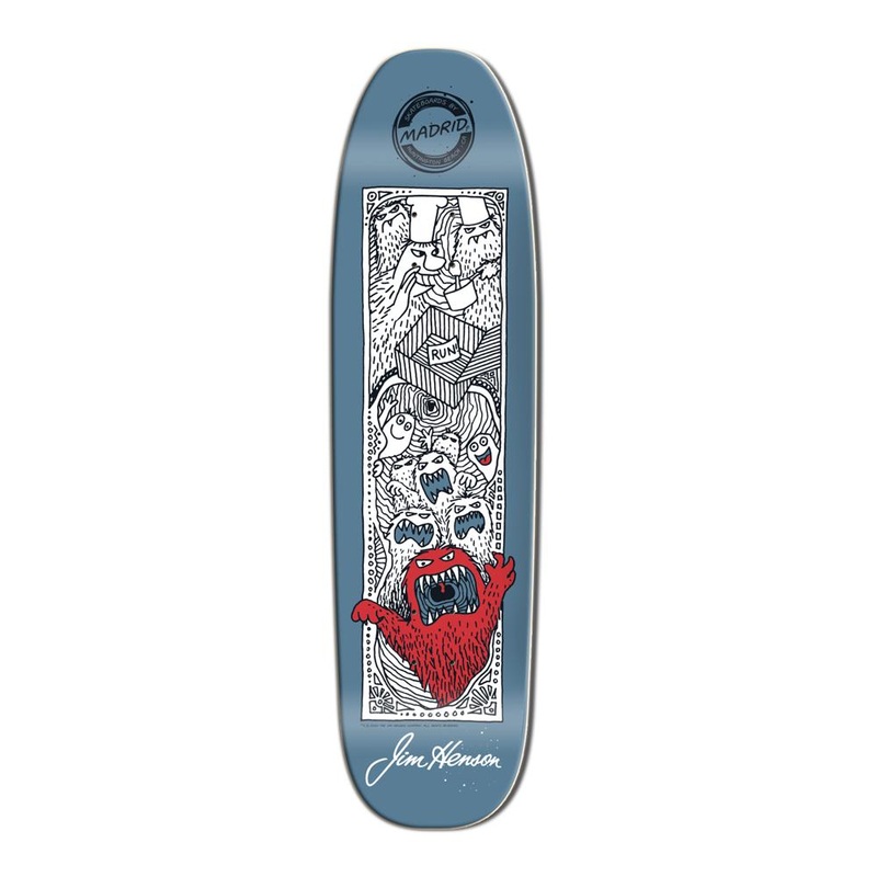Madrid JIM HENSON RUN 8″ / 9.5″ Skateboard Deck Pool 9.5″