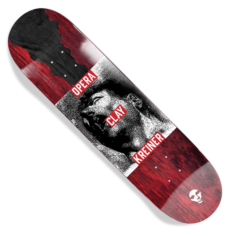 Opera Clay Kriener Agony EX7 Deck Red/ Black/ Assorted 8.5 x 32 WB:14.25