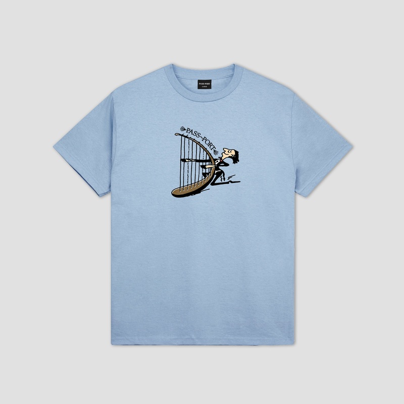 PassPort Maestro T-Shirt Stonewash Blue Small