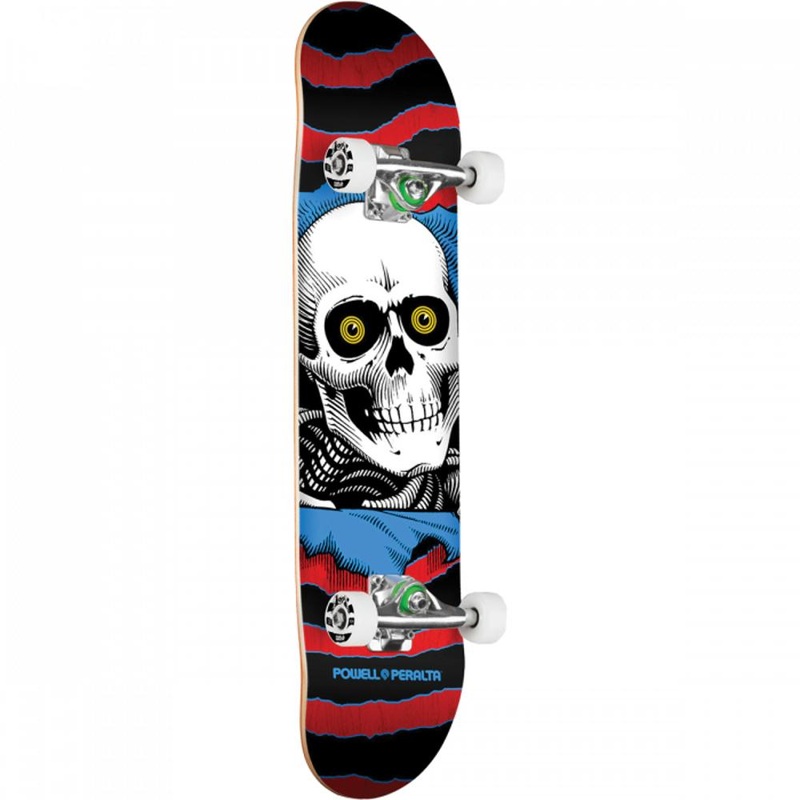 Powell Peralta Ripper 7.0″ Red Stain/Blue Skateboard