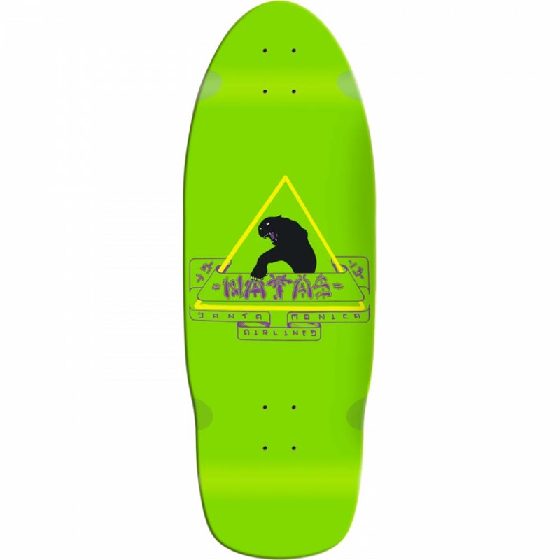 Santa Monica Airlines Natas 10″ Green Skateboard Deck