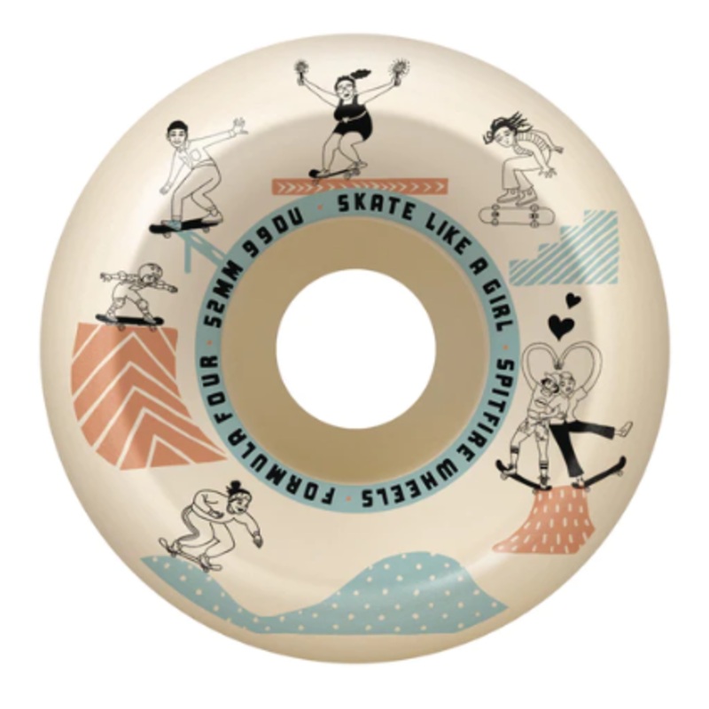 Spitfire F4 Skate Like A Girl Session 99a Conical Full Wheel 52mm