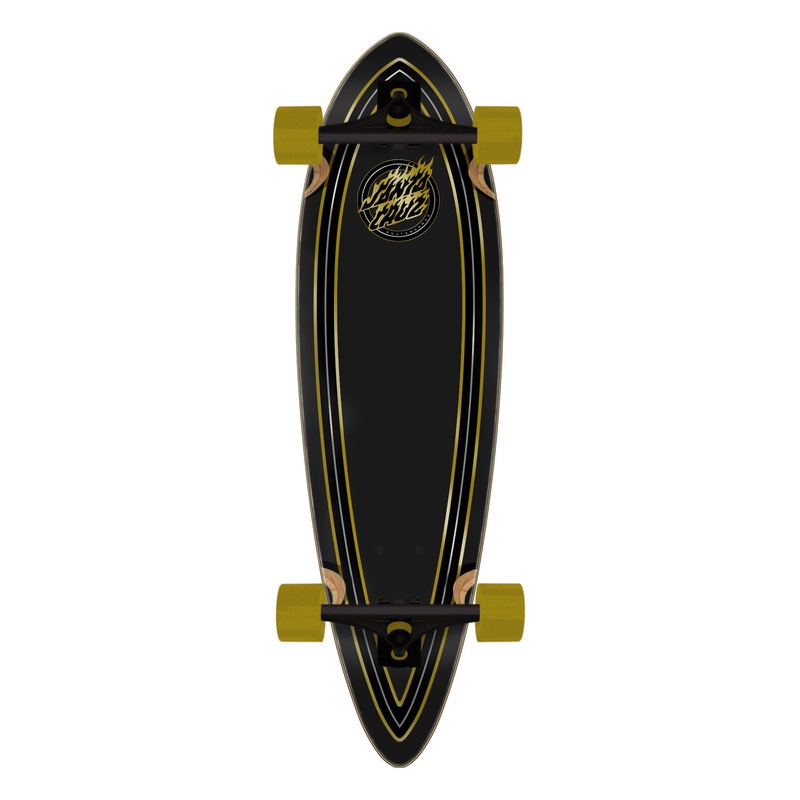 9.20in Holo Flame Dot Santa Cruz Pintail Cruiser No Color 9.20in x 33in