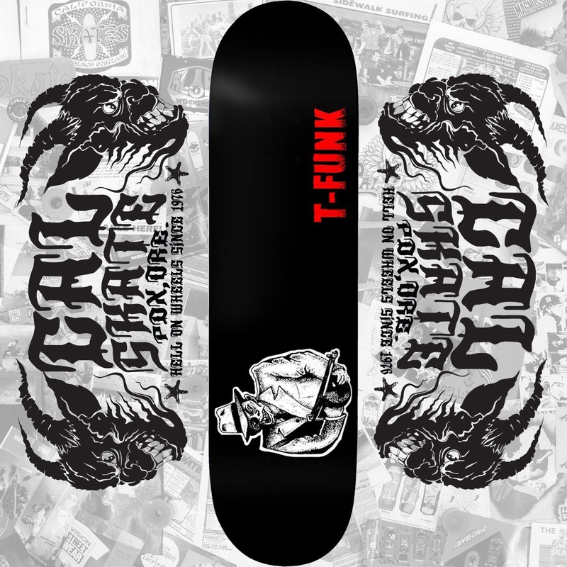 Baker Skateboards “T-Funk- Take the Cannoli” 8.6″ Deck