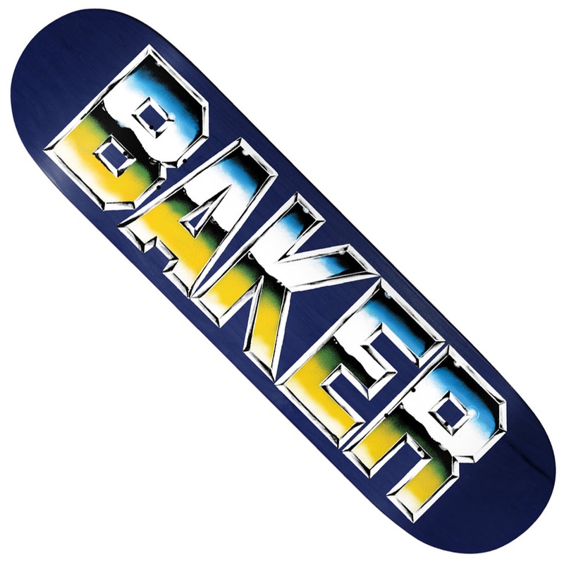 Baker Zach Allen Chrome Zone Deck Dipped Blue 8.5 x 32 WB:14.5