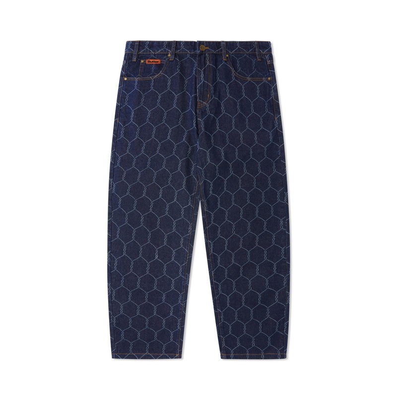 Butter Goods Chain Link Denim Jeans Dark Indigo 28