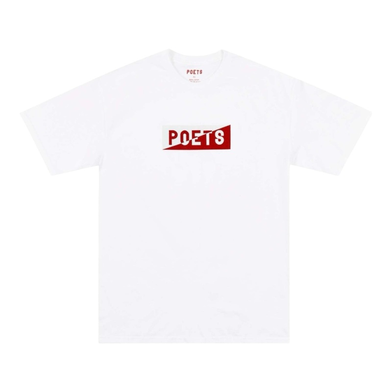 POETS CINZANO T SHIRT WHITE S