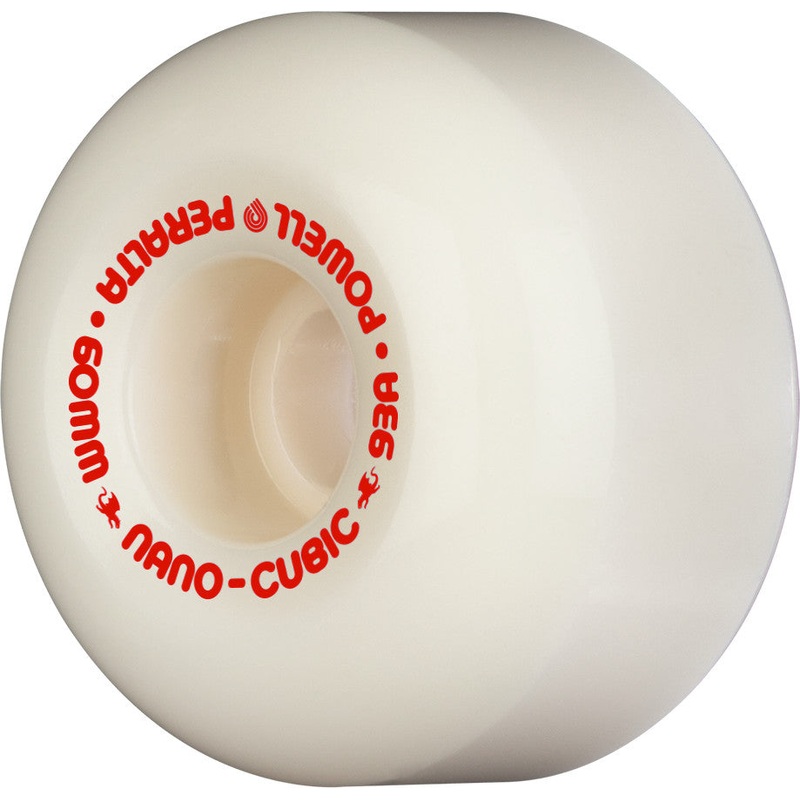 Powell Peralta 93a Nano Cubic Skateboard Wheels 56mm White
