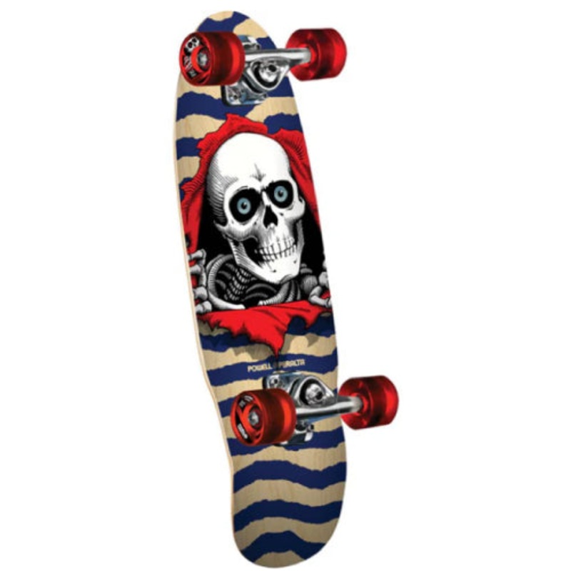 Powell Peralta Micro Mini Ripper Natural/Blue Cruiser Complete  24″ 24″