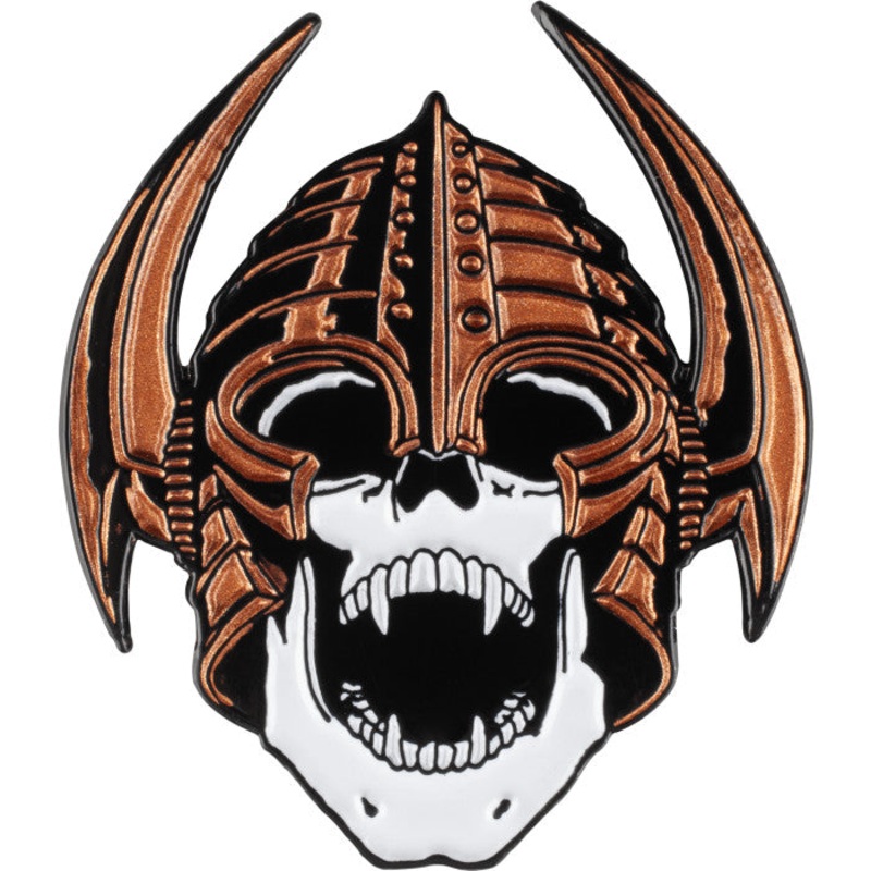 Powell Peralta Per Welinder Nordic Skull Copper Enamel Pin