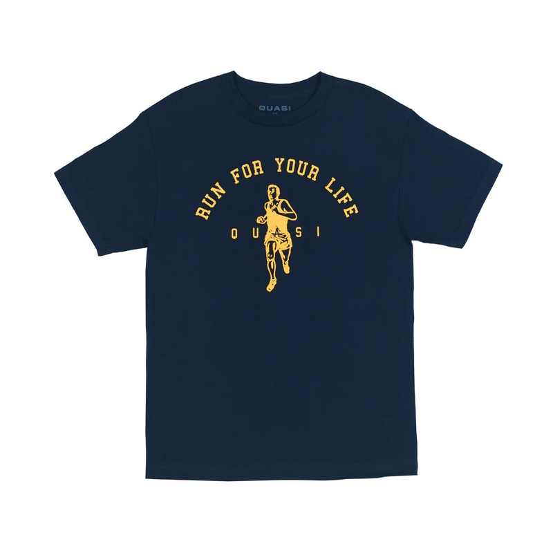 Quasi Run T Shirt Navy S