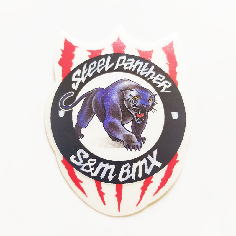 S&M BMX Steel Panther Sticker – 6.5cm high approx