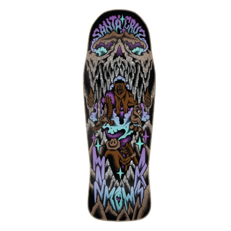 Santa Cruz Erick Winkowski Crystal Cave Shaped Skateboard Deck 10.34″ 10.34″