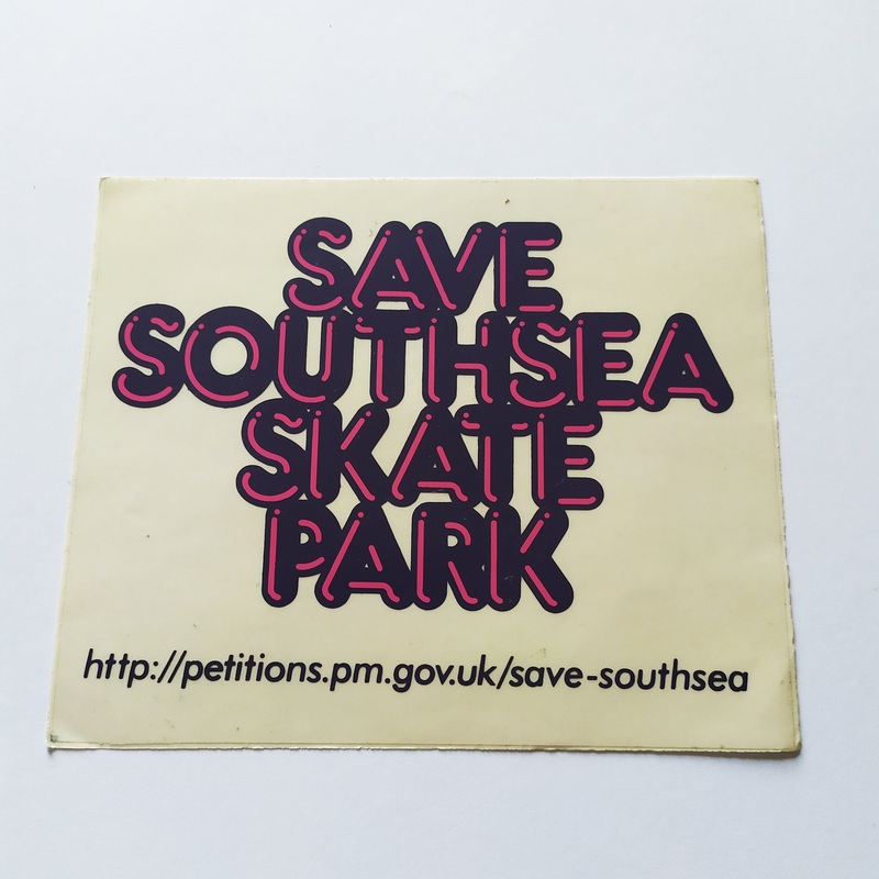 Save Southsea Skatepark Sticker