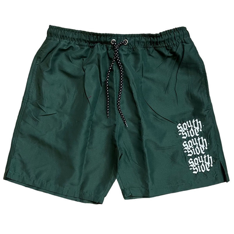 Southside Icon Water Short Embroidered Forest Green SM 30