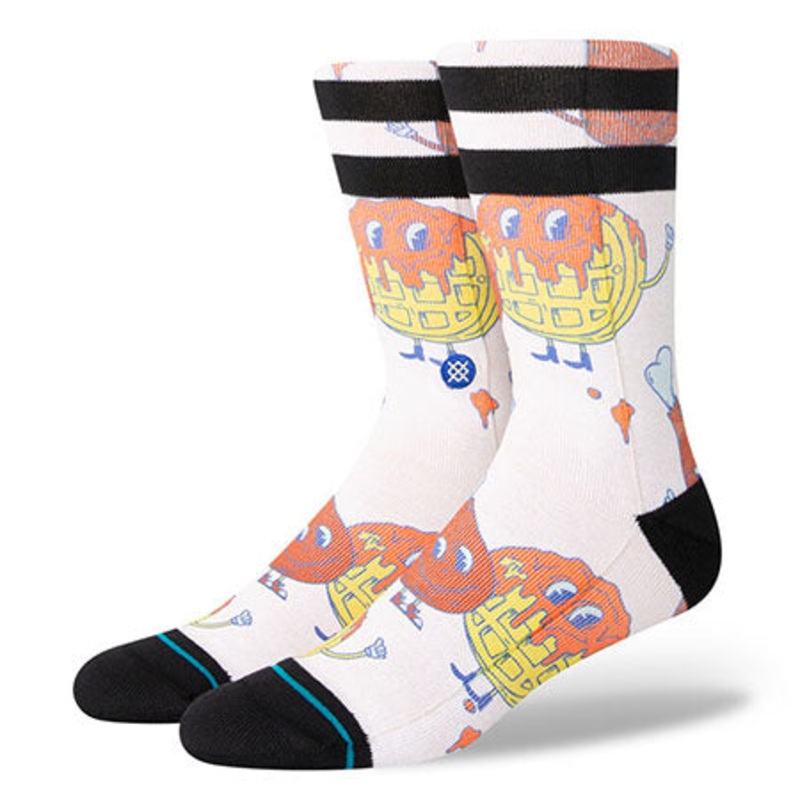 Stance Bock Bock Crew Socks White Large