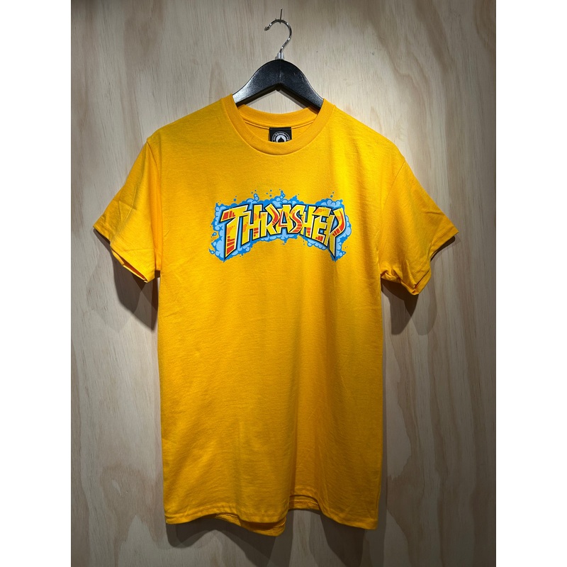 THRASHER Graff T-Shirt Gold S