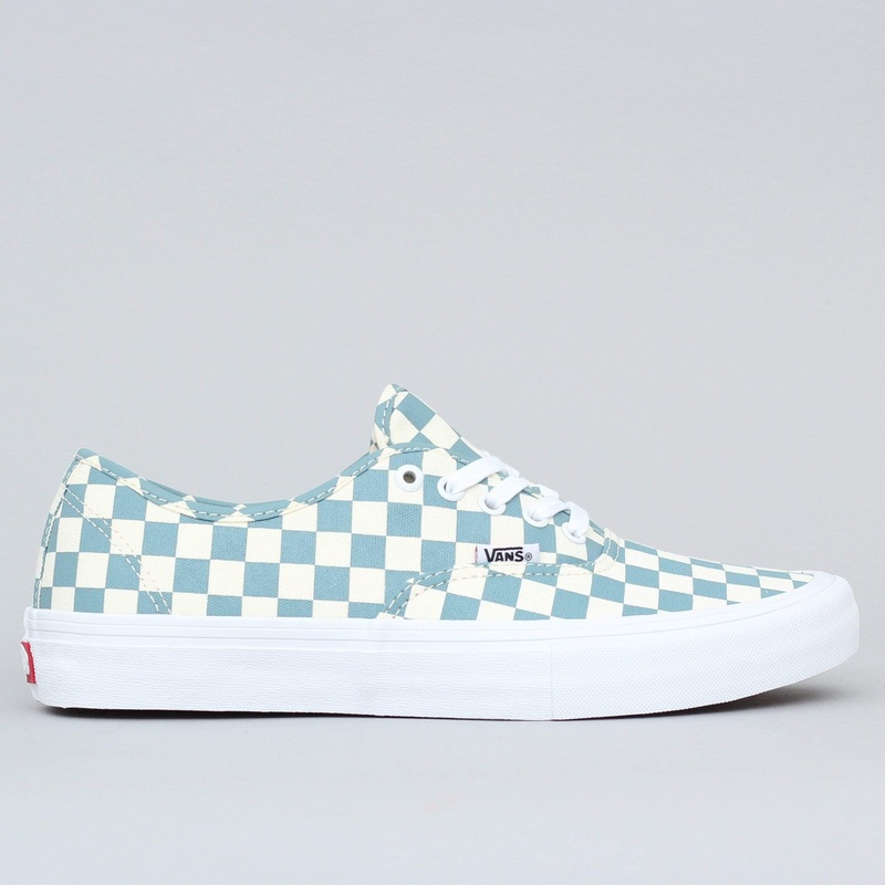 Vans Authentic Pro Shoes (Checkerboard) Smoke Blue UK7