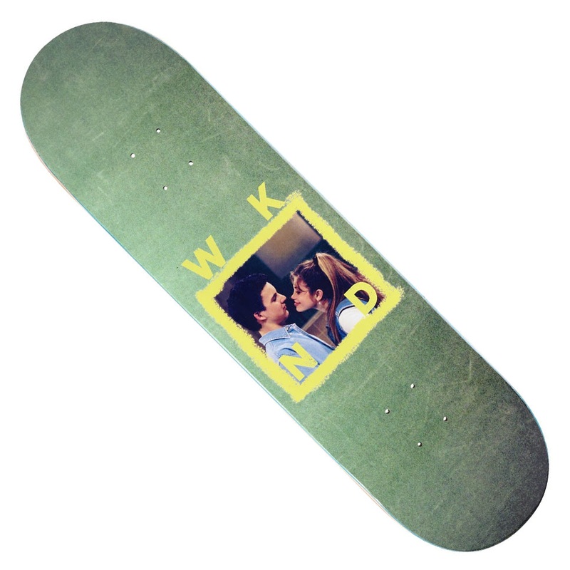 WKND Skateboards Corey and Topanga Date Series Deck Green 8.75 x 32.75 WB:14.5