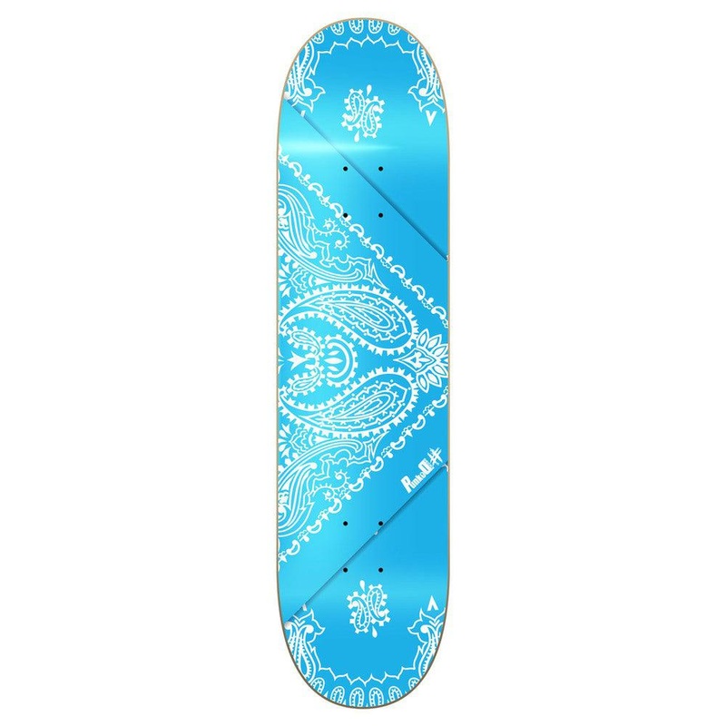 Yocaher Graphic Skateboard Deck – Bandana SkyBlue 7.5″