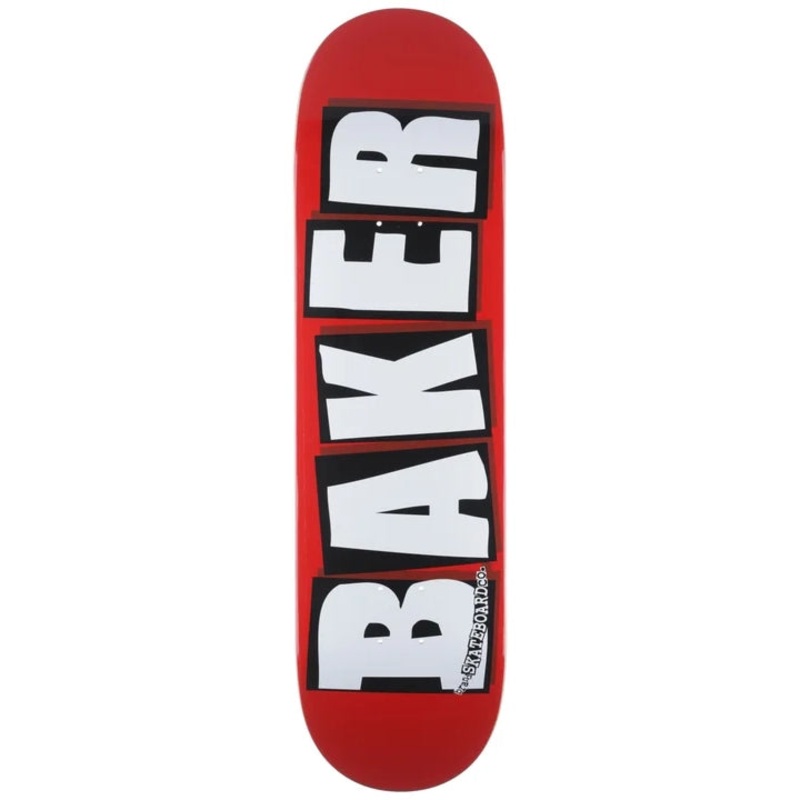 Baker Brand Logo White Deck 8.5