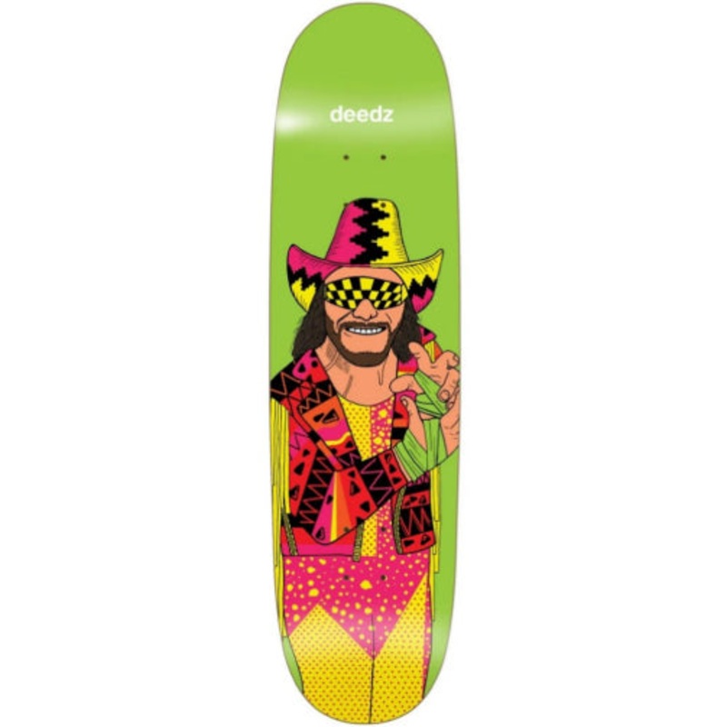 Enjoi Deedz Glasso Macho Man Body Slam WWE Skateboard Deck 8.375″ 8.375″