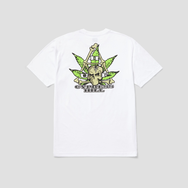 Huf x Cypress Hill Cypress Triangle T-Shirt White Small