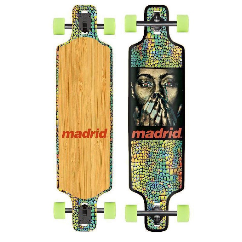 Madrid DTF 39″ Deception Bamboo Longboard Drop-Thru Complete