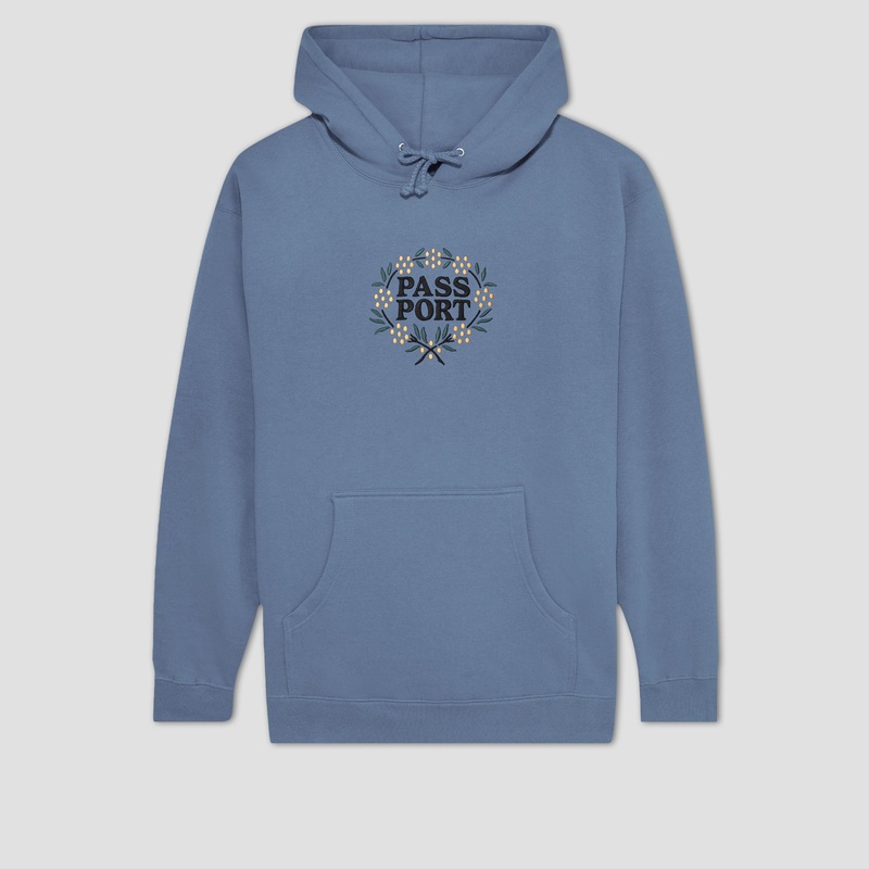 Passport Wattle Hood Washed Out Blue Small