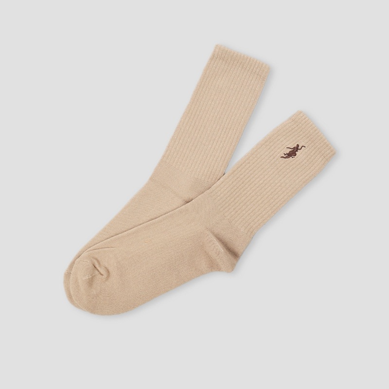 Polar No Comply Socks Sand / Brown UK3-5