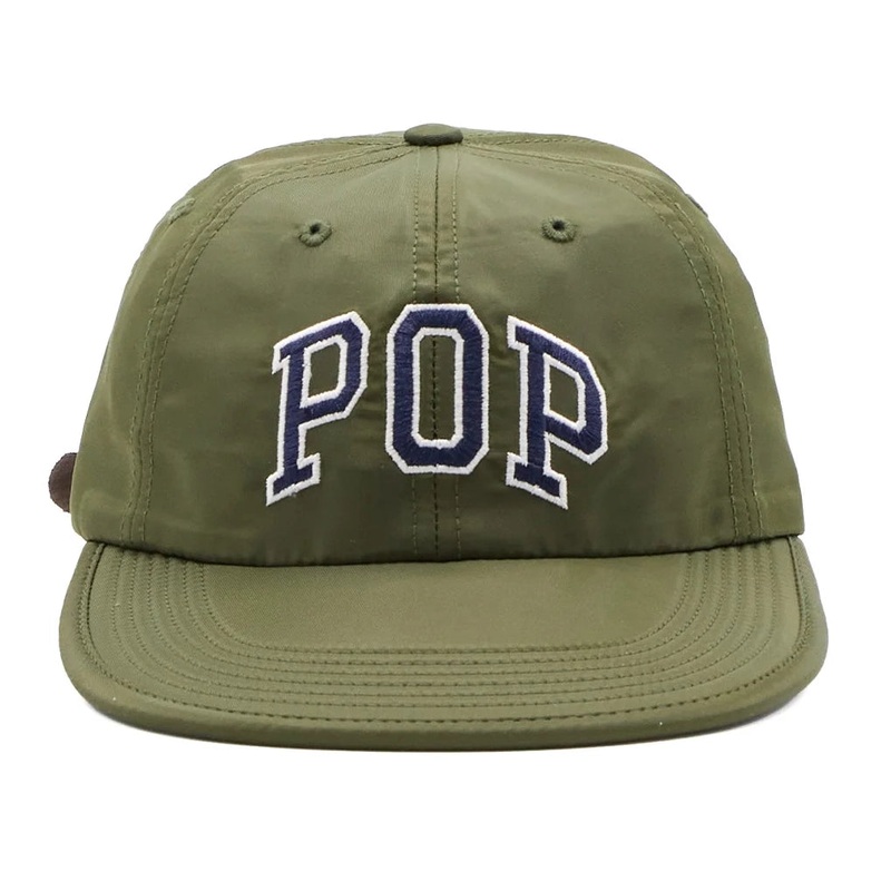 Pop Trading Co Arch Sixpanel Hat Olive