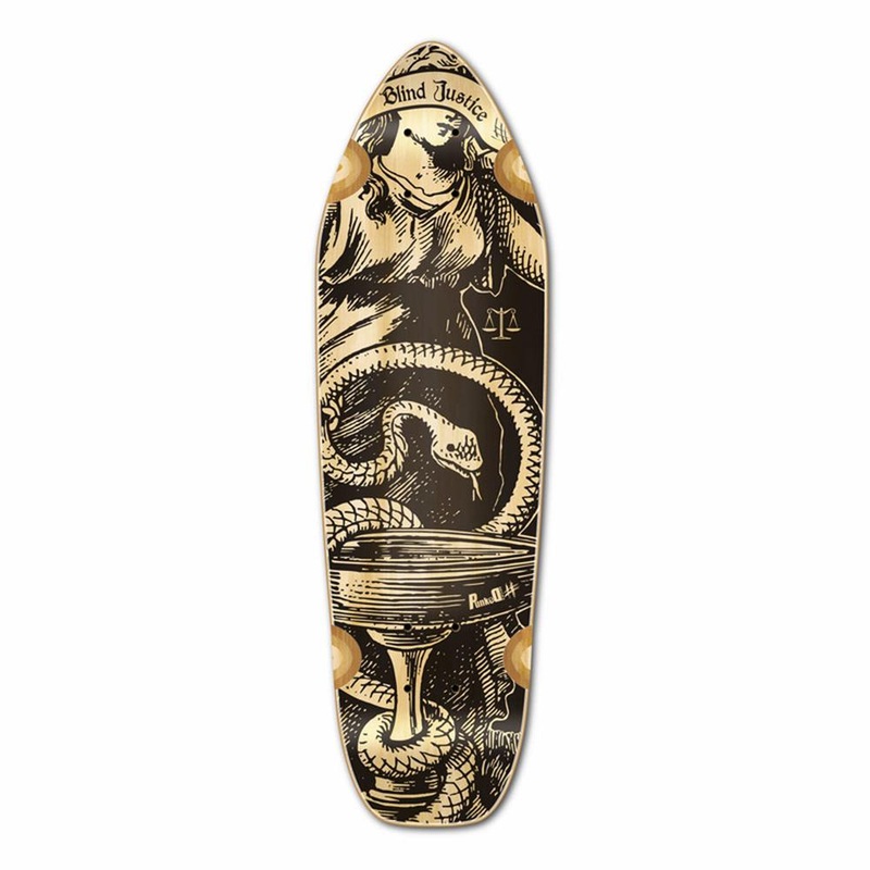 Punked Mini Cruiser Natural Blind Justice Deck Deck