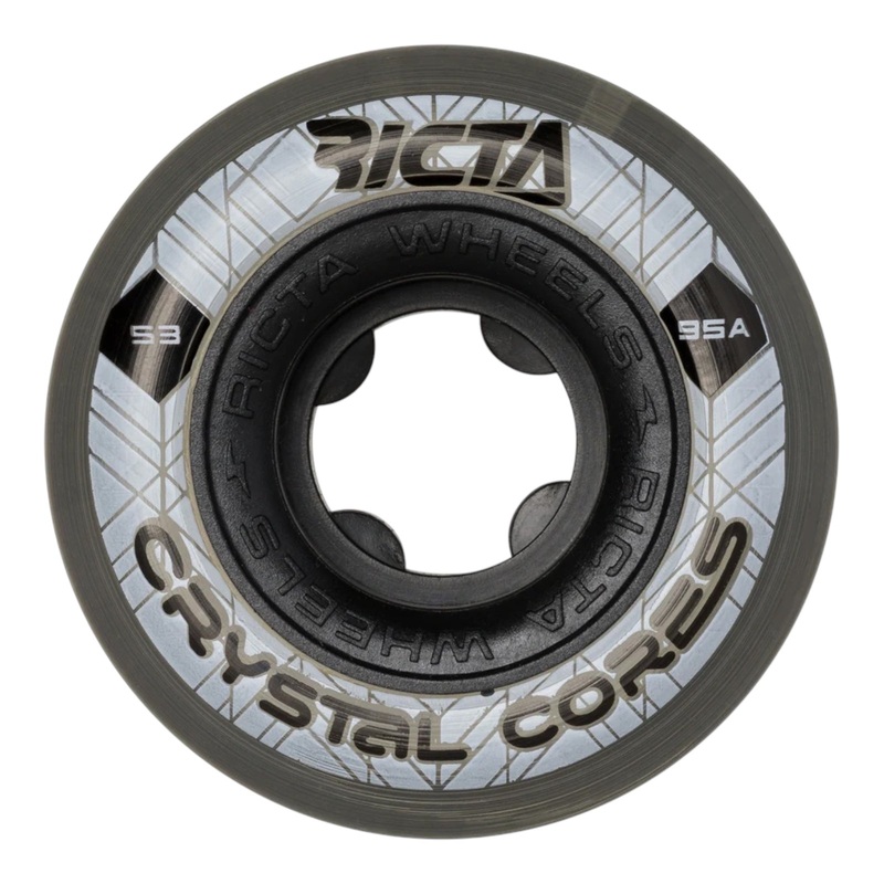 Ricta Skateboard Wheels 53mm Crystal Cores 95a 53mm