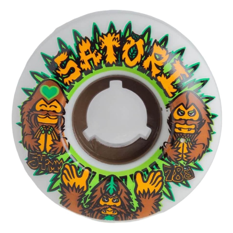 Satori Big Foot 78a Cruiser Wheels White 54mm