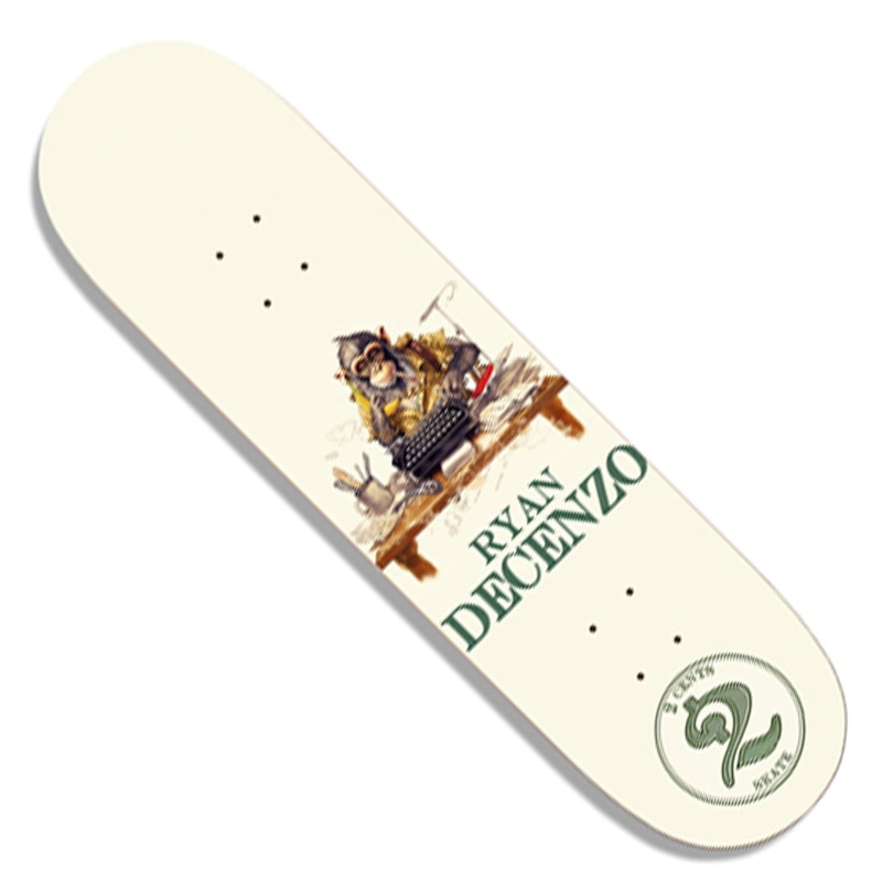 2Cents Skateboards Ryan Decenzo Monkey Business Carbon Fiber Signed Deck Multicolor 8.125 x 31.675 WB:14