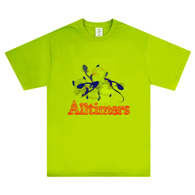 Alltimers Scramble T-Shirt Lime Green LG