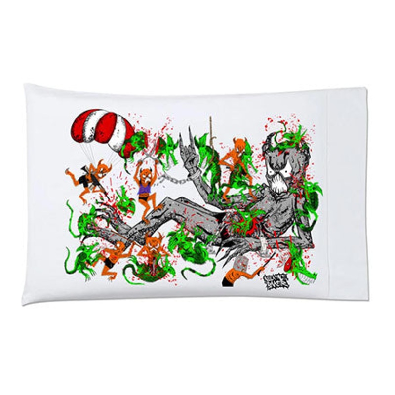 Baker Neckface Toxic Rats Pillow Case White One size fits all