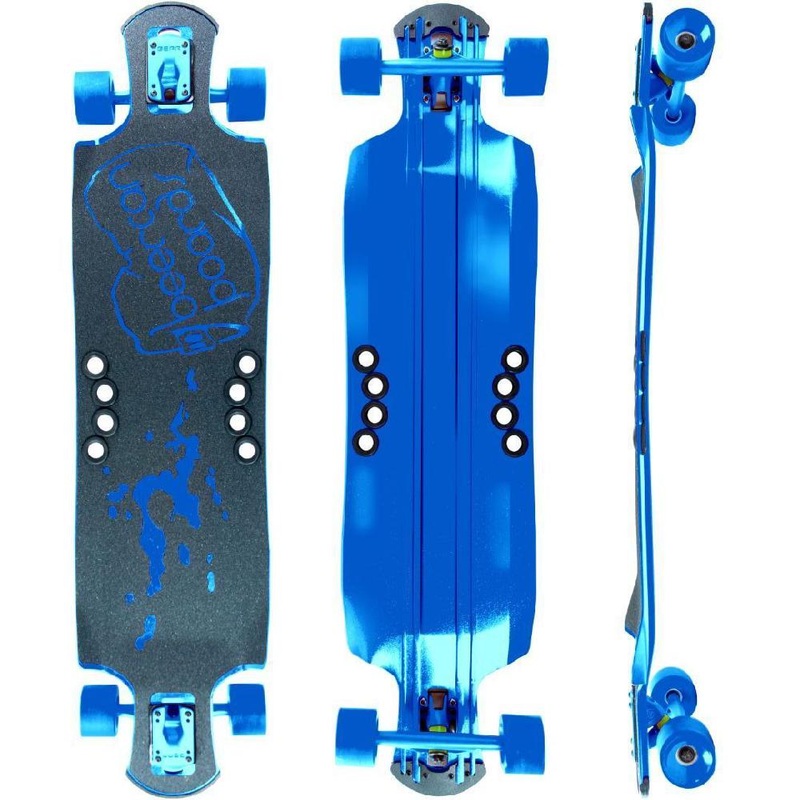 Beercan Blue 42″ Oat Soda Drop Through Longboard Complete
