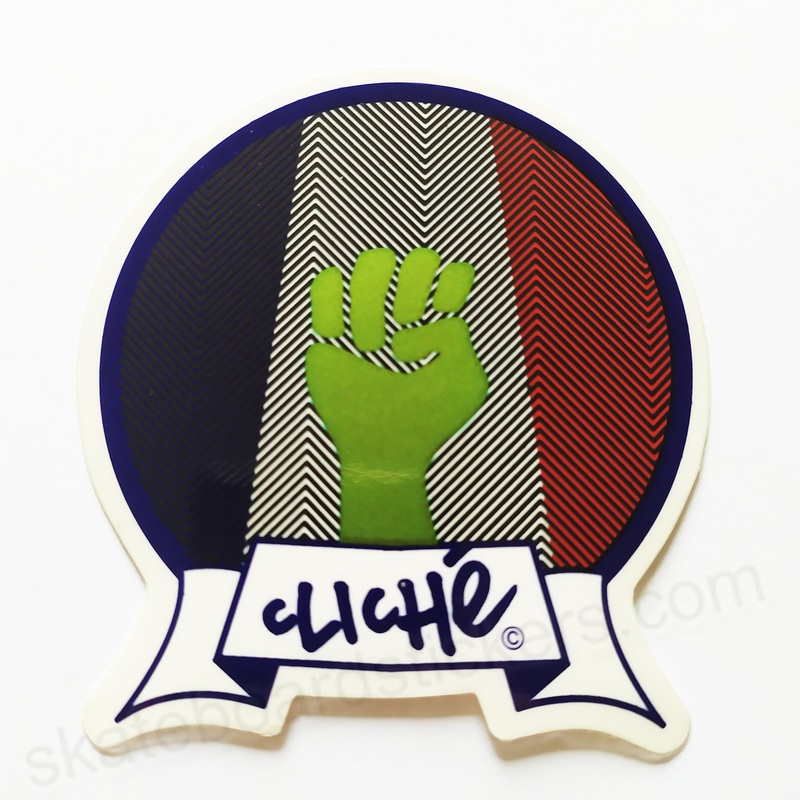 Cliche Skateboards Sticker