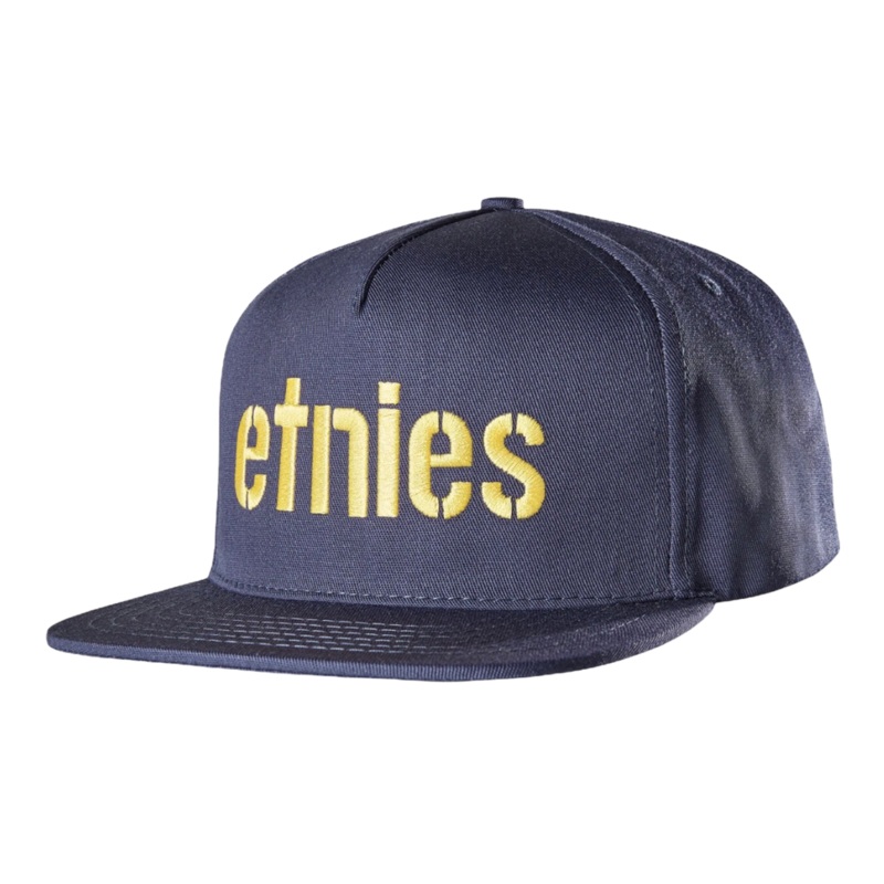 Etnies Corp SnapBack Hat Navy/Yellow OS