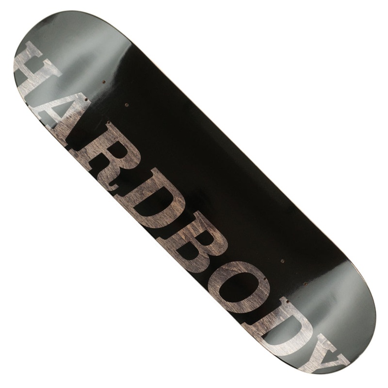 Hardbody Knockout Logo Deck Black 8.25 x 31.875 WB:14.125