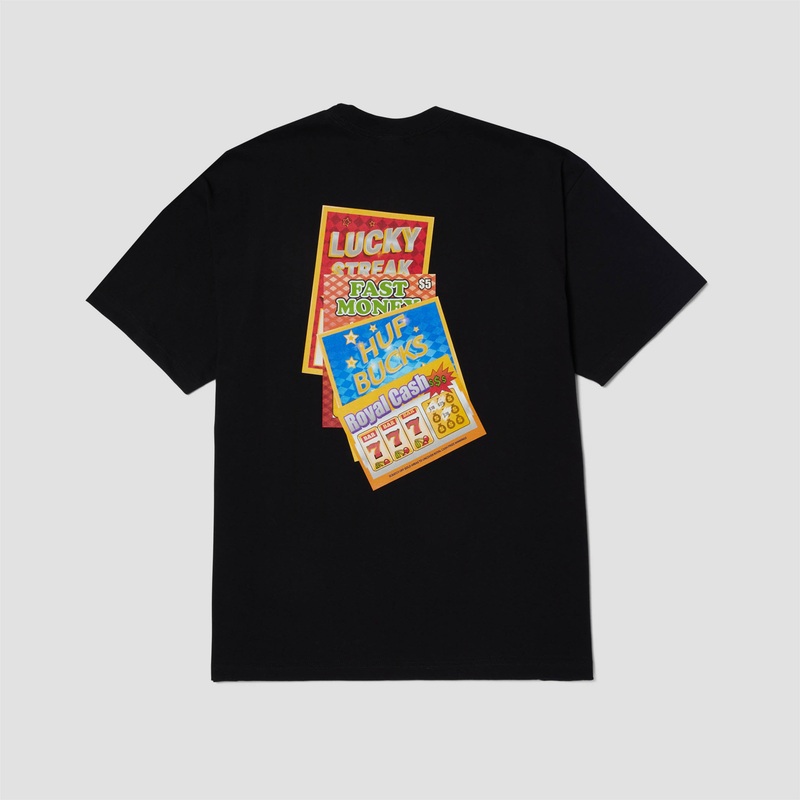 HUF Lucky Shortsleeve T-Shirt Black Small