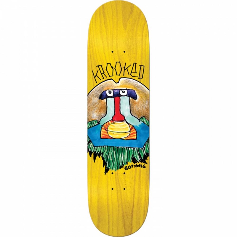 Krooked Gottwig Primate 8.12″ Skateboard Deck