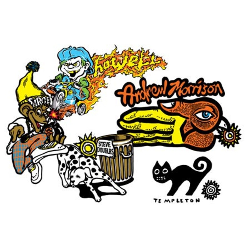 New Deal Skateboards Assorted Pro Sticker 10 Pack N/A N/A