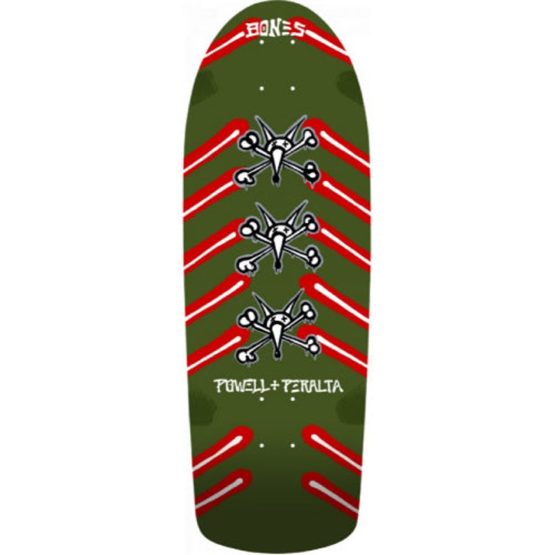 Powell Peralta OG Rat Bones Reissue Olive Green Skateboard Deck 10″ 10.0″